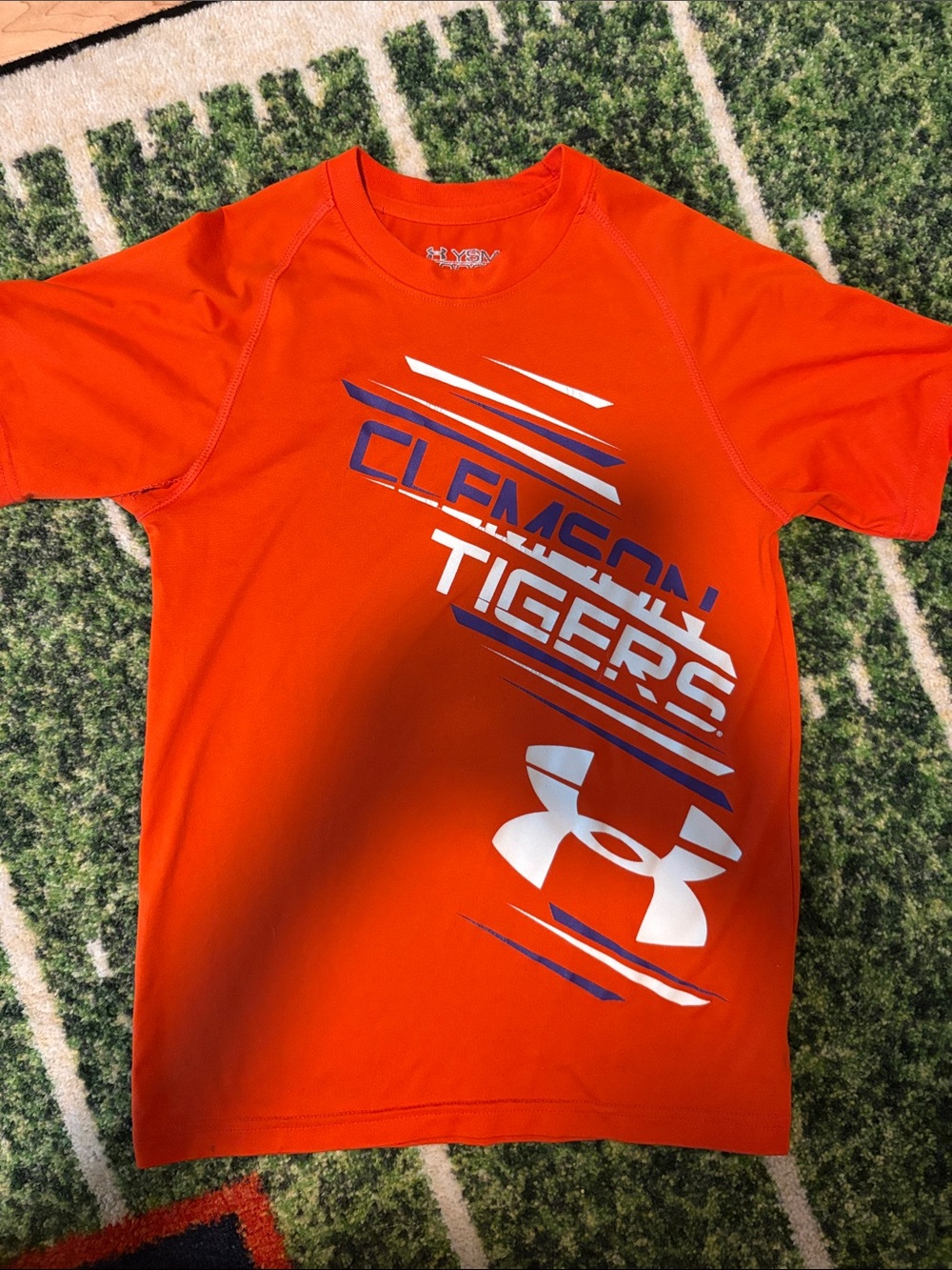 Under Armour Orange Clemson Tigers Graphic Short Sleeve Tee